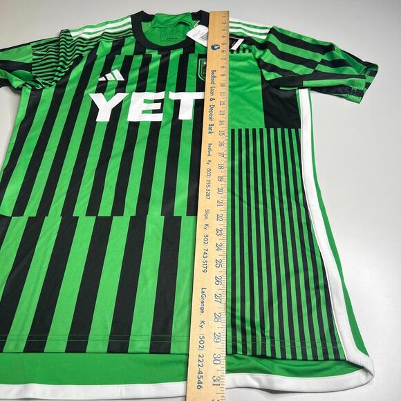 Adidas Austin FC 2023/24 Home Jersey Green Black HI1835 Men’s Size L Soccer MLS - Picture 2 of 7